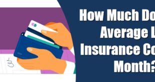 average life insurance cost per month